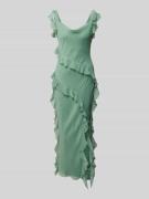 Jake*s Cocktail Cocktailkleid mit Volants in Gruen, Größe 46