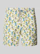 Zeybra Badehose mit elastischem Bund in Weiss, Größe L