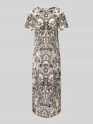 Weekend Max Mara Seidenkleid mit Rundhalsausschnitt Modell 'VELA' in O...