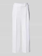 Windsor Regular Fit Stoffhose mit Bund- und Bügelfalten in Weiss, Größ...