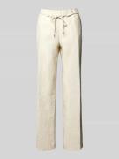 Brax Straight Leg Leinenhose mit Bindegürtel Modell 'STYLE.FARINA' in ...
