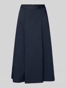 Raffaello Rossi Midirock mit gelegten Falten Modell 'VIVIAN' in Marine...