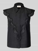 Copenhagen Muse Slim Fit Blusenshirt mit Kentkragen Modell 'COLE' in B...