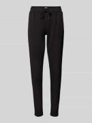 ICHI Sweatpants mit Tunnelzug Modell 'KATE' in Black, Größe XXL