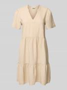 Only Comfort Fit Freizeitkleid aus Viskose-Leinen-Mix Modell 'TIRI-CAR...