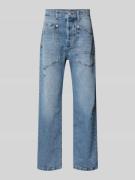 MAC Baggy Fit Jeans mit aufgesetzten Taschen in Blau, Größe 32