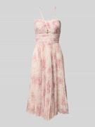 Laona Cocktailkleid mit Plisseefalten in Rose, Größe 32