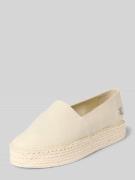 Calvin Klein Jeans Espadrilles mit Plateausohle in Sand, Größe 41