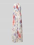 Jake*s Cocktail Abendkleid mit gelegten Falten in Ecru, Größe 42