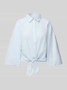 Christian Berg Woman Relaxed Fit Bluse mit 3/4-Arm in Bleu, Größe 46