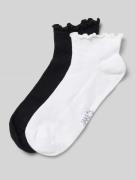 Jake*s Casual Socken mit Label-Print in Weiss, Größe 39-42
