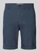 SELECTED HOMME Slim Fit Shorts mit Strukturmuster Modell 'LUTON' in Ma...