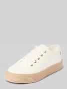 Tommy Hilfiger Low Top Sneaker aus Canvas in Ecru, Größe 36