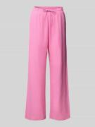 FREE/QUENT Straight Leg Leinenhose mit Eingrifftaschen Modell 'Lava' i...