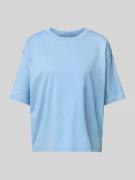 Jake*s Casual Oversized T-Shirt mit geripptem Rundhalsausschnitt in Sk...