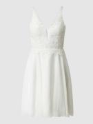 Luxuar Brautkleid mit Strasssteinen in Offwhite, Größe 40