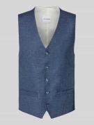 Roy Robson Weste aus Schurwoll-Mix mit Leinen-Anteil in Marine, Größe ...