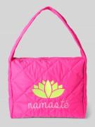 miss goodlife Handtasche mit Steppnähten in Pink, Größe 1
