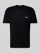 BOSS Green T-Shirt mit Label-Print in Black, Größe L