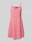 Pieces Fließendes Freizeitkleid mit Allover-Muster Modell 'TALA' in He...