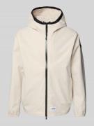 khujo Windbreaker mit Kapuze Modell 'Hamza' in Kitt, Größe L