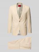 HUGO Slim Fit Anzug mit Pattentaschen Modell 'Arti/Hesten232X' in Beig...