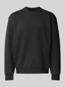 ARMANI EXCHANGE Sweatshirt mit Label-Detail in Black, Größe L