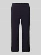 STEHMANN Slim Fit Hose mit verkürztem Schnitt Modell 'Ina' in Marine, ...