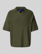Jack & Jones Relaxed Fit Poloshirt mit Lochmuster Modell 'PAROS' in Ol...