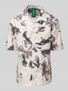 ANNARR Relaxed Fit Freizeithemd mit Reverskragen in Sand, Größe M