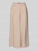 Betty Barclay Midirock mit Bundfalten in Beige, Größe 38