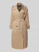 WITHBLACK Trenchcoat mit Reverskragen in Lind, Größe L