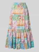 Emily Van den Bergh Maxirock im Stufen-Look in Sand, Größe 44