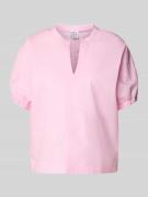 Emily Van den Bergh Blusenshirt mit elastischen Ärmelabschlüssen in Ro...
