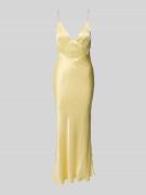 Bardot Abendkleid mit V-Ausschnitt Modell 'CAPRI DIAMONTE' in Hellgelb...