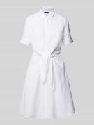 Lauren Ralph Lauren Knielanges Leinenkleid mit Knoten-Detail Modell 'W...