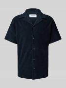 Lindbergh Relaxed Fit Freizeithemd mit Reverskragen in Dunkelblau, Grö...