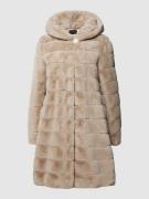 PETITE M. Jacke mit Kunstfell in Sand, Größe 46