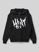 KARL KANI Sweatjacke mit Kapuze in Black, Größe 122