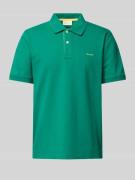 Gant Regular Fit Poloshirt mit Label-Stitching in Gruen, Größe L