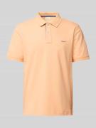 Gant Regular Fit Poloshirt mit Label-Stitching in Orange, Größe 5XL