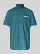 Christian Berg Men Regular Fit Freizeithemd mit Kentkragen in Metallic...