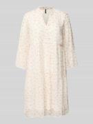 Vero Moda Tailliertes Minikleid mit semitransparenten Ärmeln Modell 'S...