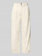 BOSS Orange Wide Leg Jeans mit Ziernähten Modell 'Barby' in Weiss, Grö...
