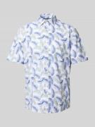 Jake*s Casual Fit Business-Hemd mit Kentkragen in Weiss, Größe L