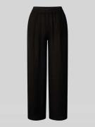 ZABAIONE Leinenhose mit Eingrifftaschen in Black, Größe L