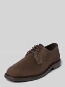 Gant Lederschnürschuhe mit Blockabsatz Modell 'Bidford' in Dunkelbraun...