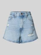 Levi's® Mom Fit Jeansshorts im 5-Pocket-Design in Hellblau, Größe 26