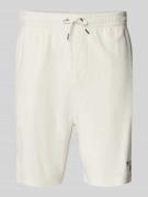 Polo Sport Shorts mit Label-Stitching in Offwhite, Größe L