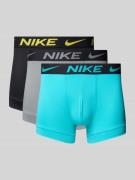 Nike Dri-Fit Trunks mit elastischem Label-Bund im 3er-Pack in Ocean, G...
